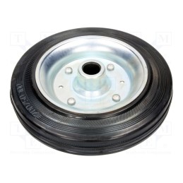 1 pcs x ELESA+GANTER - 450022 - Transport wheel, Ø: 200mm, W: 50mm, Dyn.load: 2300N, Rol.load: 1400N