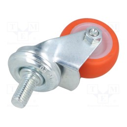 1 pcs x ELESA+GANTER - 451956 - Transport wheel, Ø: 40mm, W: 18mm, H: 59mm, torsional, 400N, 40kg