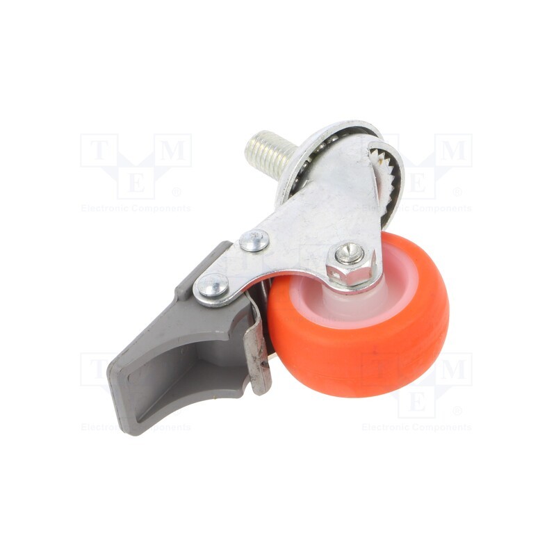 1 pcs x ELESA+GANTER - 451966 - Transport wheel, Ø: 40mm, W: 18mm, H: 59mm, torsional with lock