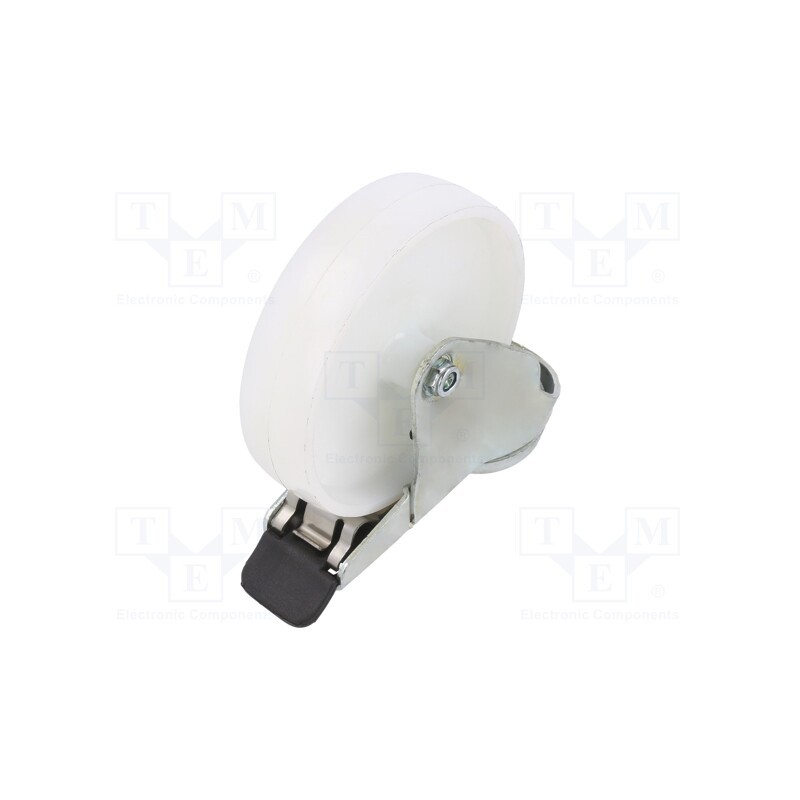 1 pcs x RADER - M100NAHS-BK - Transport wheel, Ø: 100mm, W: 24mm, H: 125mm, torsional with lock