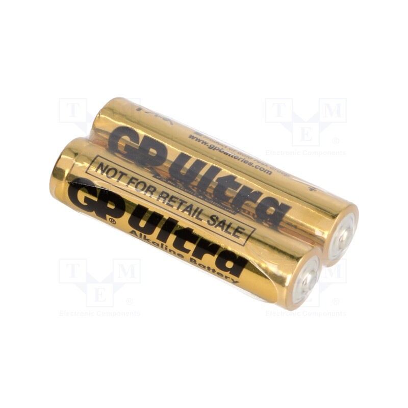 1 set x GP - 24AU S2 - Battery: alkaline, 1.5V, AAA,R3, non-rechargeable, Ø10.5x44.5mm