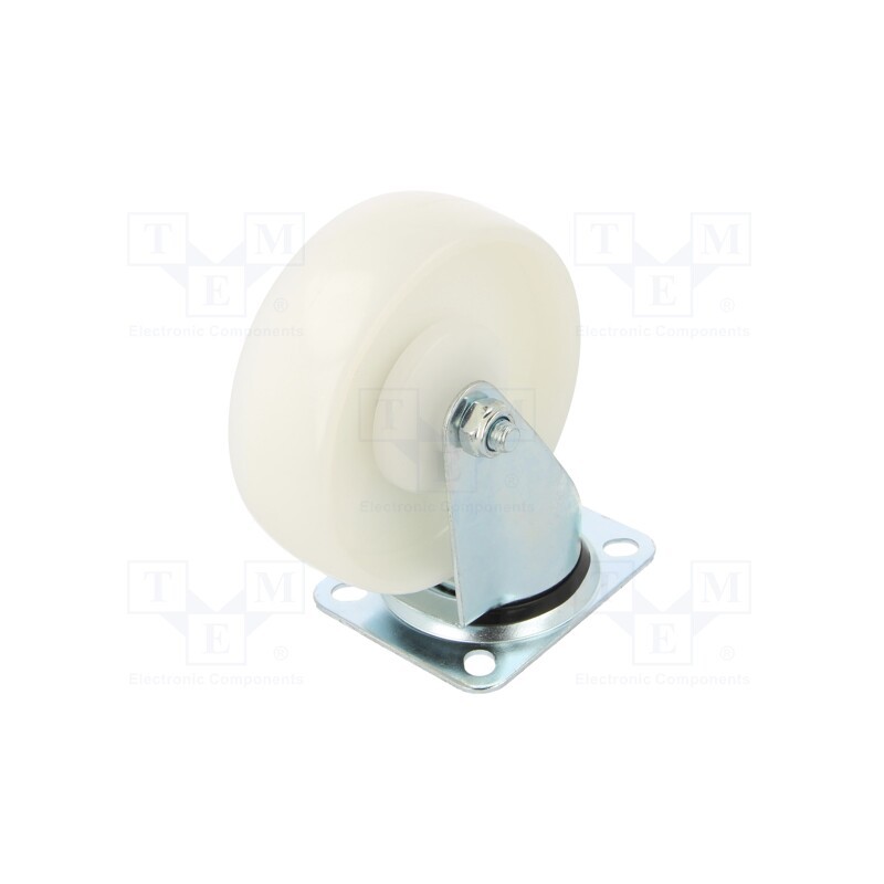 1 pcs x RADER - KPE-POB 125K1 - Transport wheel, Ø: 125mm, W: 37mm, H: 156mm, torsional, 150kg, POB