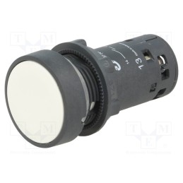 1 pcs x SCHNEIDER ELECTRIC - XB7NA11 - Switch: push-button, 22mm, Stabl.pos: 1, NO, white, none, IP65, flat