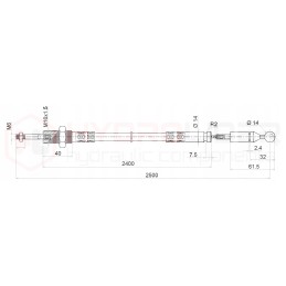 Distributor he 2p40 j 1p balls cable 2 5m badestnost
