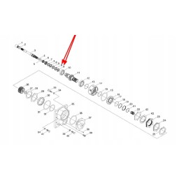 Th04412020035 PTO shaft seal ring