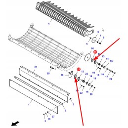 La321123450 concave mounting plate