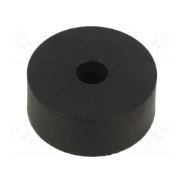 1 pcs x ELESA+GANTER - GN 438-64-26-6-A-70 - Washer, Base dia: 64mm, zinc plated steel, H: 26mm, Plating: rubber