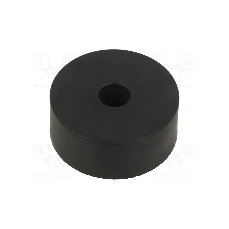 1 pcs x ELESA+GANTER - GN 438-64-26-6-A-70 - Washer, Base dia: 64mm, zinc plated steel, H: 26mm, Plating: rubber