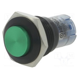 1 pcs x ONPOW - LAS2GQG-11/G/A - Switch: vandal resistant, Pos: 2, SPDT, 0.5A/220VAC, 1A/24VDC, IP40