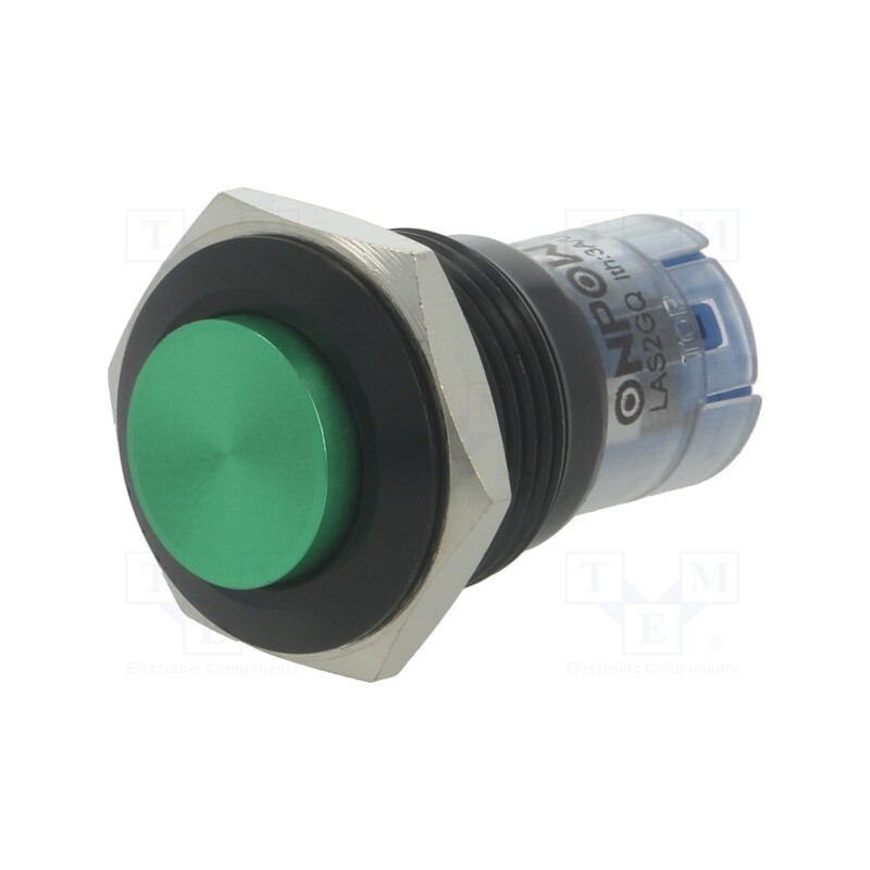 1 pcs x ONPOW - LAS2GQG-11/G/A - Switch: vandal resistant, Pos: 2, SPDT, 0.5A/220VAC, 1A/24VDC, IP40