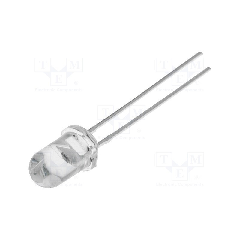 5 pcs x LUCKYLIGHT - LL-503PTC2E-1AD - Phototransistor, 5mm, λp max: 940nm, 30V, 30°, Lens: transparent