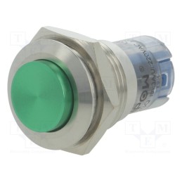 1 pcs x ONPOW - LAS2GQG-11/G/S - Switch: vandal resistant, Pos: 2, SPDT, 0.5A/220VAC, 1A/24VDC, IP40