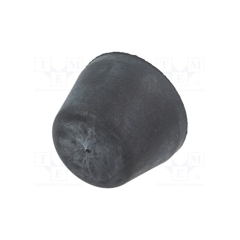 1 pcs x ELESA+GANTER - DVB.6-32-22-M8-10-55 - Vibroisolation foot, Ø: 32mm, Shore hardness: 55±5, 638N, 116N/mm