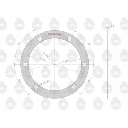 Set of final drive seals 50013330 50