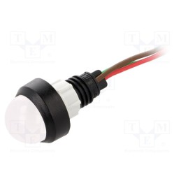 1 pcs x POLAM-ELTA - LRG-D20-24AC/DCWK - Indicator: LED, prominent, red/green, 24VDC, 24VAC, Ø13mm, IP40