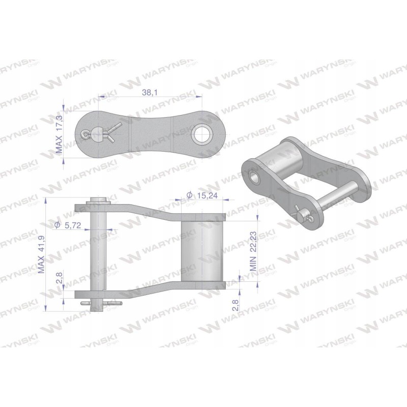 Chain ring s52 5 pcs motogeneric