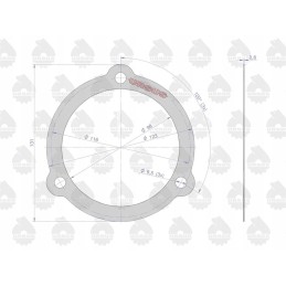 Set of final drive seals 50528020 50