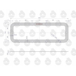 Set of final drive seals 50528020 50