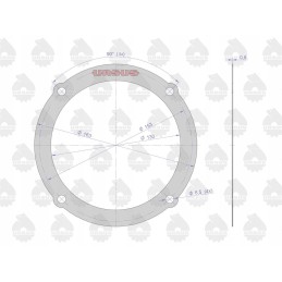 Set of final drive seals 50528020 50