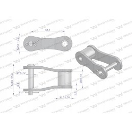 Chain link S51 5 pcs motogeneric