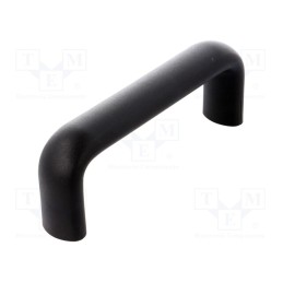 1 pcs x ELESA+GANTER - 37322 - Handle, technopolymer PP, black, H: 53mm, L: 148mm, W: 26mm