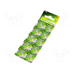 1 set x GP - 192-U10 - Battery: alkaline, 1.5V, LR41,coin,R736, non-rechargeable, 10pcs.