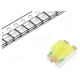 5 pcs x LUCKYLIGHT - LL-S170W-W2-1B - LED, SMD, 0805, white cold, 90÷150mcd, 120°, 20mA, 2.8÷3.6V, 90mW