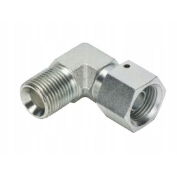 Elbow connector 90 g3 8 with nut b210110