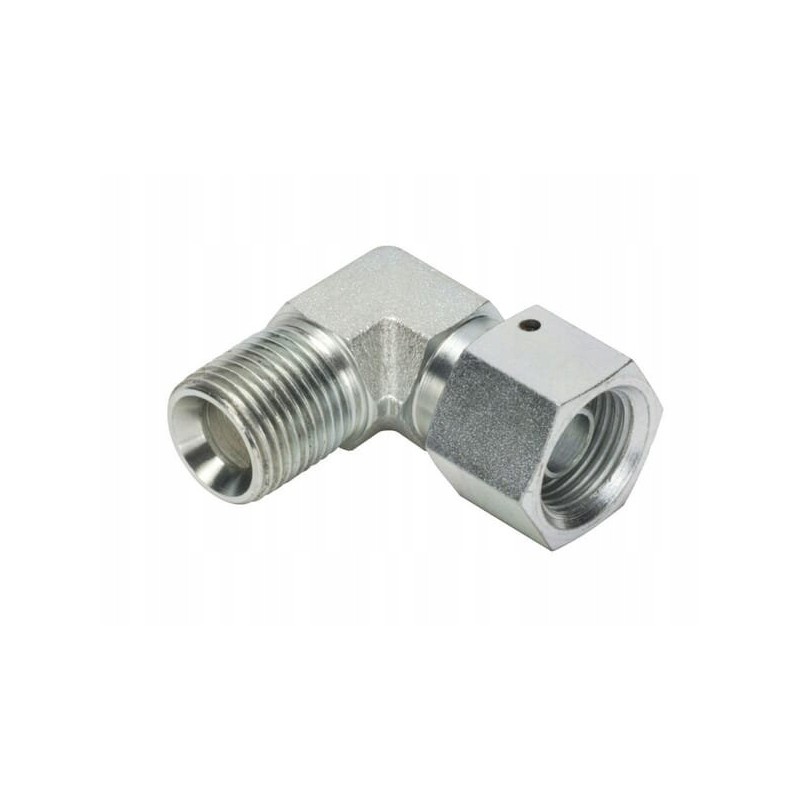 Elbow connector 90 g3 8 with nut b210110