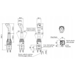 Open loader set, 80l, 2000 lines