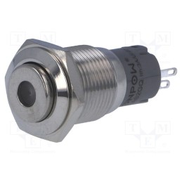 1 pcs x ONPOW - LAS2GQH-11D/W/24V/S/FP - Switch: vandal resistant, Pos: 2, SPDT, 0.5A/220VAC, 1A/24VDC, IP67