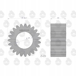 Satellite of the mf4 reducer mechanism original ursus 1
