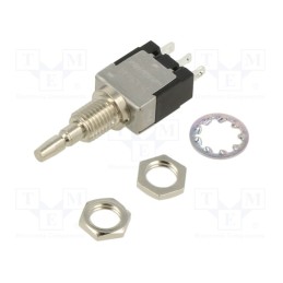 1 pcs x NKK SWITCHES - EB2065 - Switch: push-button, Pos: 2, SPDT, 3A/125VAC, ON-ON, Illumin: none