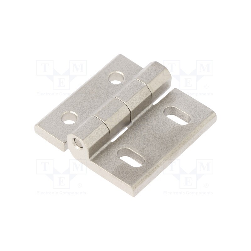 1 pcs x ELESA+GANTER - GN 235-NI-45-45-DB-GS - Hinge, Width: 45mm, stainless steel, H: 45mm, without regulation