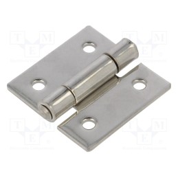 1 pcs x ELESA+GANTER - GN 136-NI-50-50-A - Hinge, Width: 50mm, stainless steel, H: 50mm, for welding