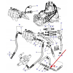 375048x1 nut for hydraulic connections 1 5 16 12