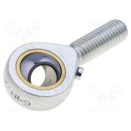 1 pcs x ELESA+GANTER - GN 648.2-6-M6-N - Ball joint, 6mm, M6, 1, right hand thread,outside, brass,steel