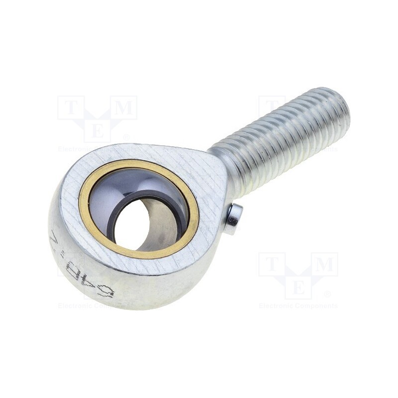 1 pcs x ELESA+GANTER - GN 648.2-6-M6-N - Ball joint, 6mm, M6, 1, right hand thread,outside, brass,steel
