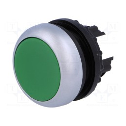 1 pcs x EATON ELECTRIC - M22-D-G - Switch: push-button, 22mm, Stabl.pos: 1, green, none, IP67, flat