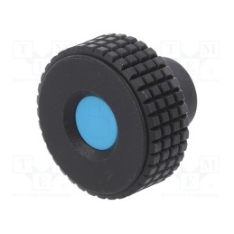 1 pcs x ELESA+GANTER - MBT.30 B-M6-C5 - Knob, Ø: 31mm, Int.thread: M6, 12mm, H: 24mm, technopolymer PP, MBT-B