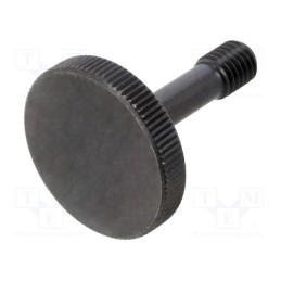 1 pcs x ELESA+GANTER - GN 653.2-M8-30-ST - Knob, Ext.thread: M8, 30mm, steel