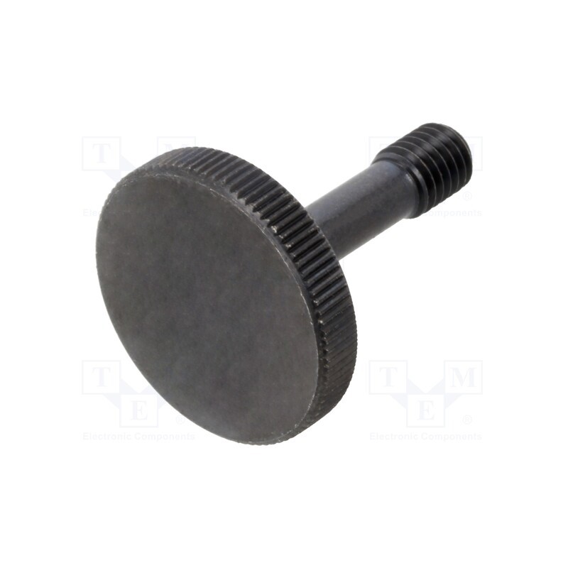 1 pcs x ELESA+GANTER - GN 653.2-M8-30-ST - Knob, Ext.thread: M8, 30mm, steel