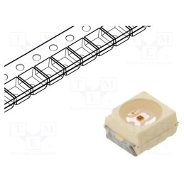 5 pcs x VISHAY - VLMG3100-GS08 - LED, SMD, 3528,PLCC2, green, 4.5÷12mcd, 3.5x2.8x1.75mm, 60°, 20mA