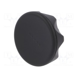 1 pcs x ELESA+GANTER - 221406-C1 - Knob, Ø: 56mm, H: 29mm, technopolymer PA, Ømount.hole: 8mm