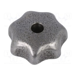 1 pcs x ELESA+GANTER - DIN 6336-GG-32-M6-D - Knob, Ø: 32mm, Int.thread: M6, cast iron, DIN 6336