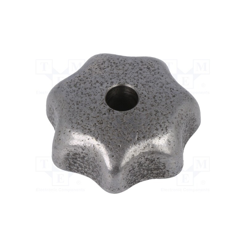 1 pcs x ELESA+GANTER - DIN 6336-GG-32-M6-D - Knob, Ø: 32mm, Int.thread: M6, cast iron, DIN 6336