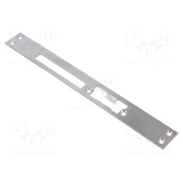 1 pcs x LOCKPOL - 902EP/28-RFW - Frontal plate, right,flat, W: 28mm, for electromagnetic lock