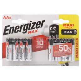 1 set x ENERGIZER - 7638900426618 - Battery: alkaline, 1.5V, AA, non-rechargeable, 8pcs, MAX
