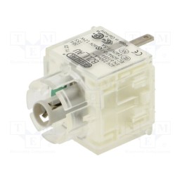 1 pcs x SCHLEGEL - BZLI_AU - Contact block, -30÷70°C, Illumin: yes, IP00, Contacts: NO, 3mm