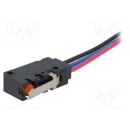 1 pcs x OMRON OCB - D2VW-01L1A-1M - Microswitch SNAP ACTION, 0.1A/125VAC, 0.1A/30VDC, with lever